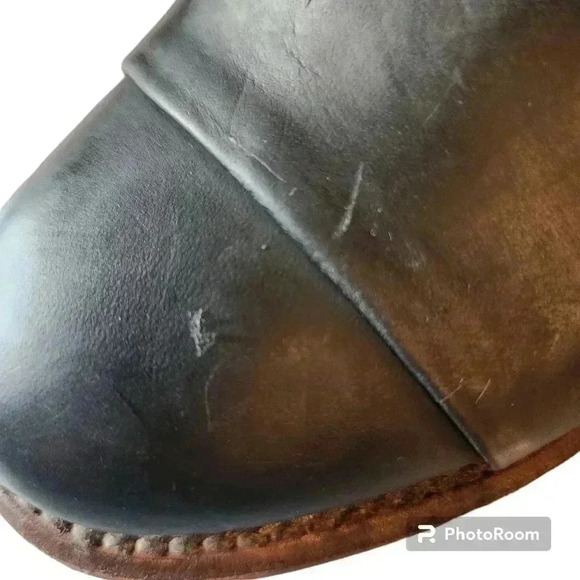 Freebird by Steven Shoes Crue Leather and Suede Bootie Red Black Size 6 - Picture 5 of 13